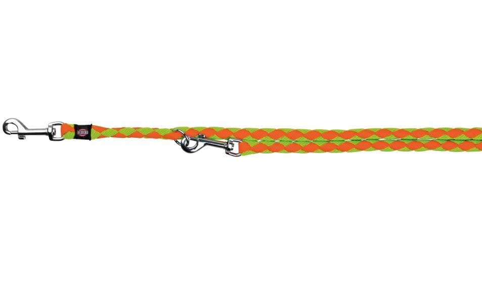 Trixie Cavo Podesivi povodac za pse L-XL neon orange/neon green 14367