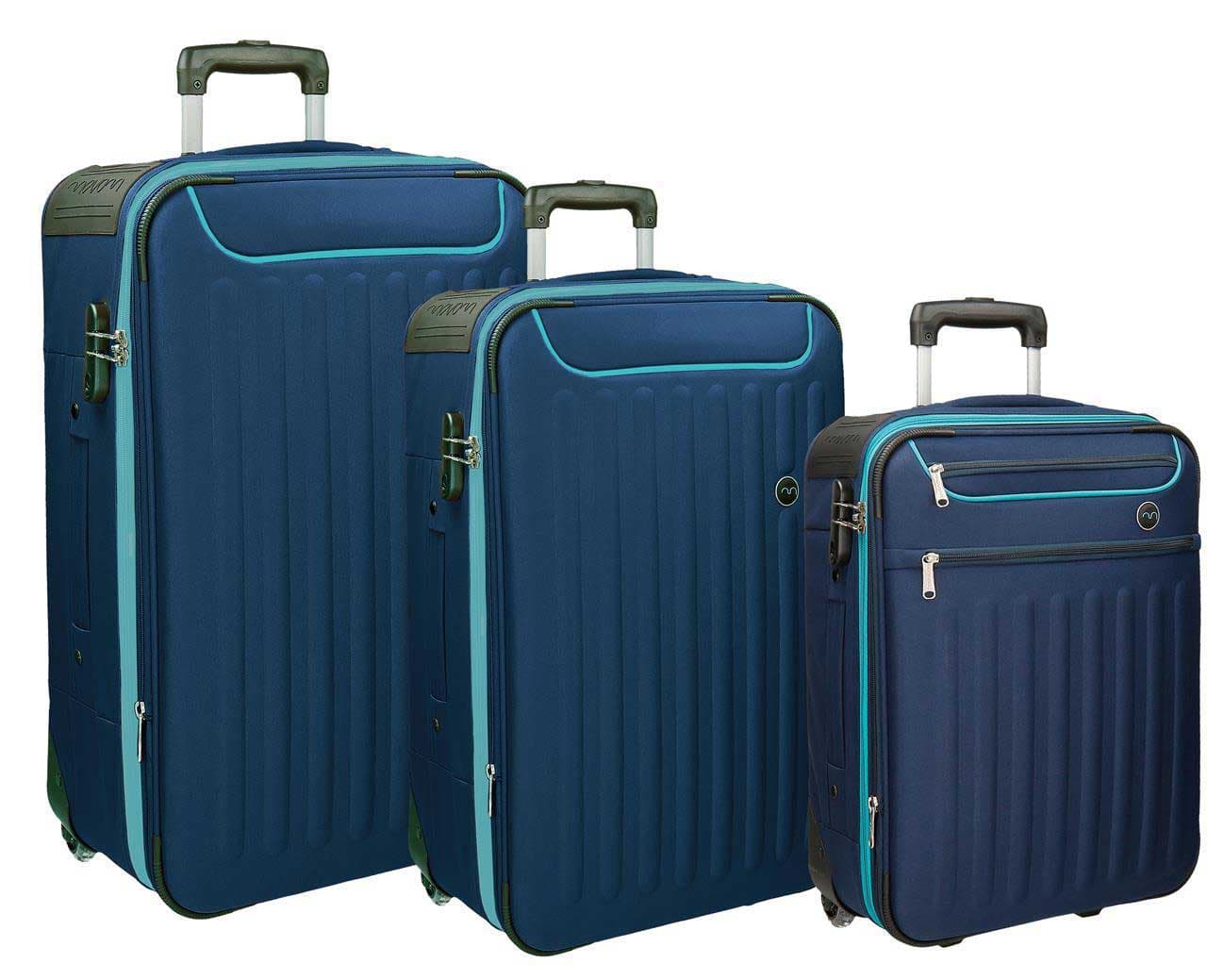 Komplet putnih kofera 55cm 66cm 76cm Movom Brooklyn blue 53.494.53
