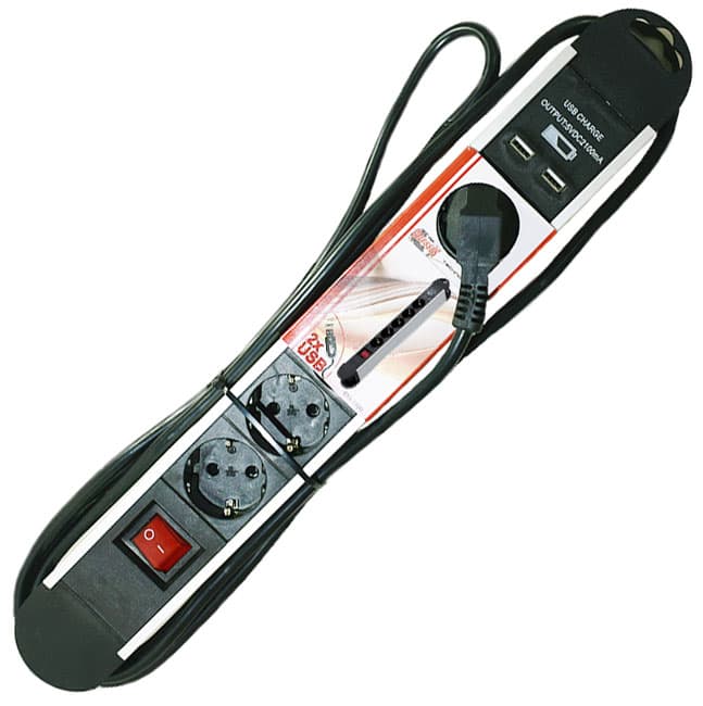 Produžni kabl CSS-1900 sa dodatnim USB utičnicama