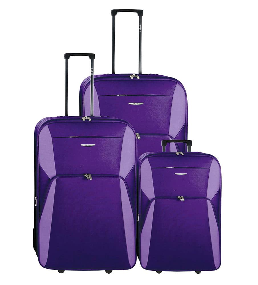 Set putnih kofera 55/65/75cm Enova Madrid Purple 501.140.34