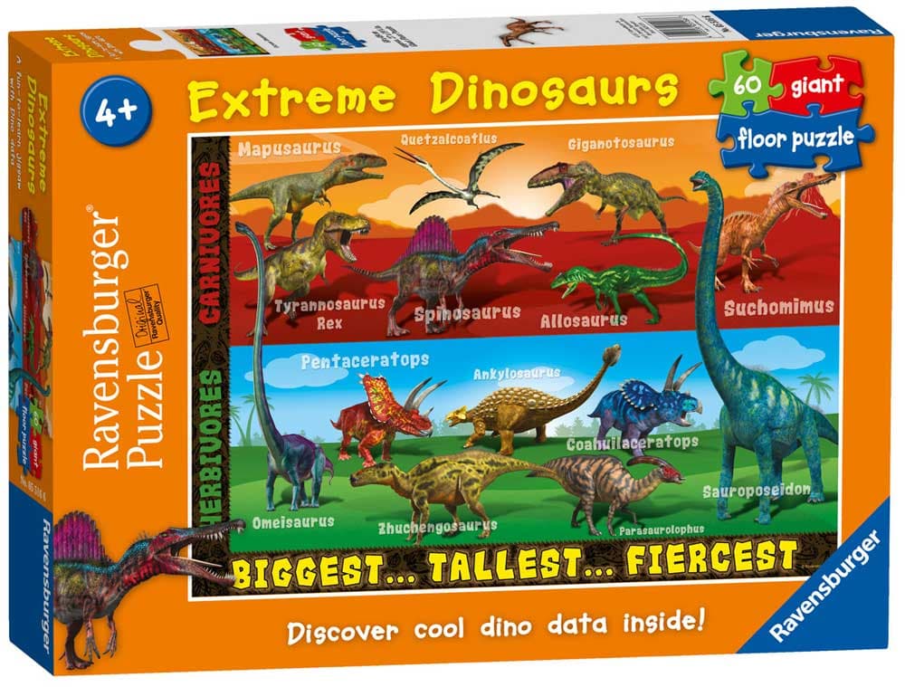 Ravensburger slagalice 05516 - Ekstremni dinosaurusi