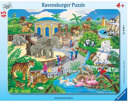 Ravensburger puzzle 45 delova - Poseta Zoo vrtu 06661