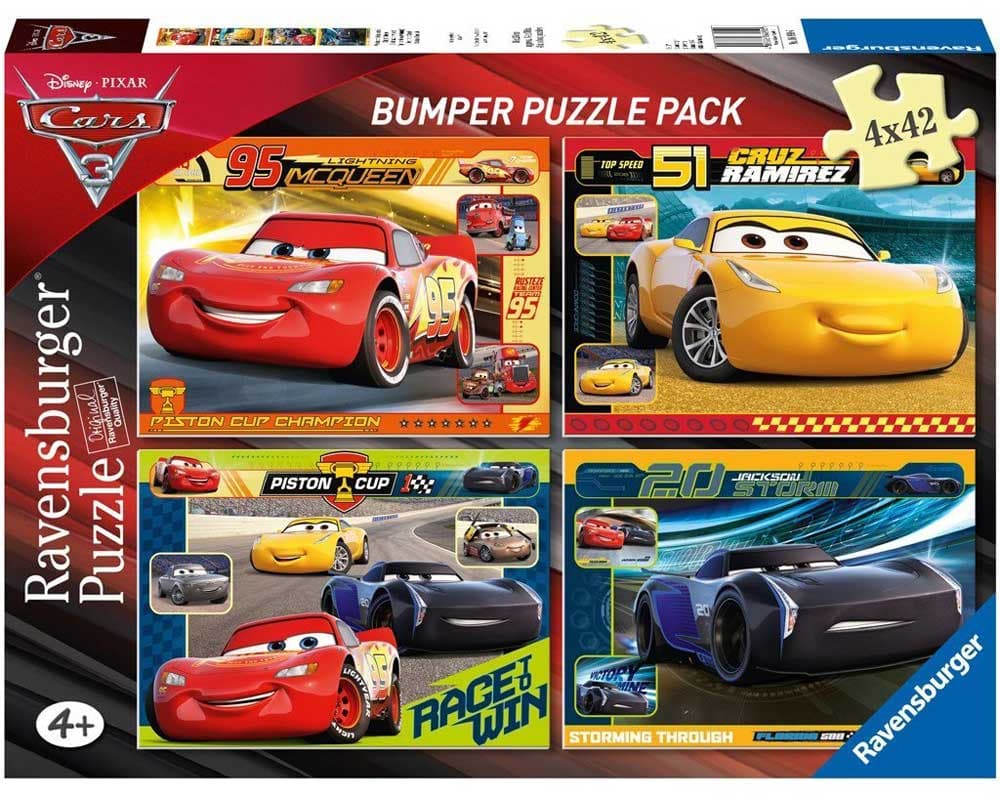 Ravensburger puzzle 4x42 delova - Cars Piston cup 06890