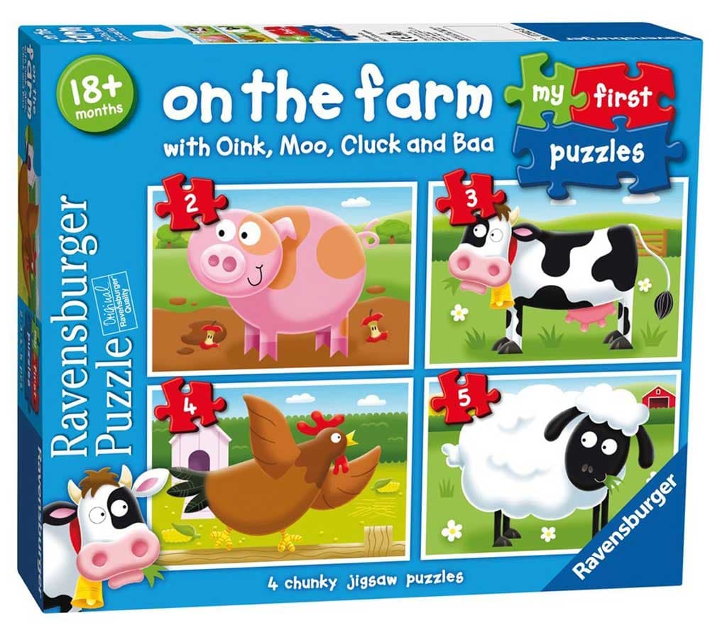 Ravensburger puzzle 14 delova - 4 u 1 Ranč 07302