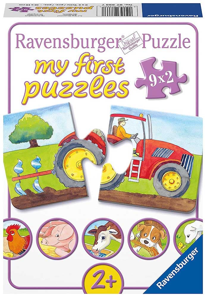 Ravensburger puzzle 18 delova - 9 u 1 na imanju 07333
