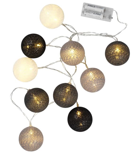 Dekorativne LED lampice na baterije Arka Dark