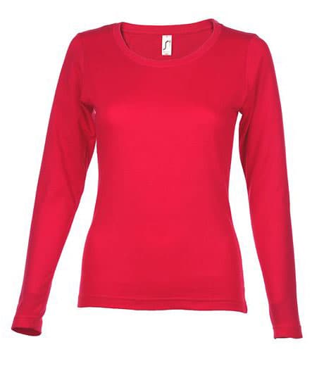 Sols Ženska majica dug rukav Majestic Red veličina XXL 11425
