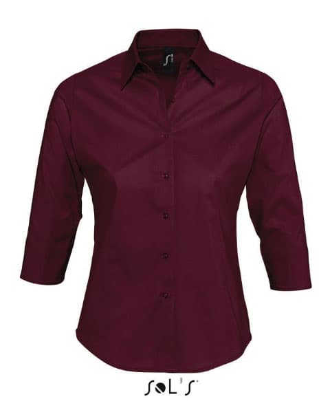 Sols Ženska košulja Effect Burgundy veličina S 17010