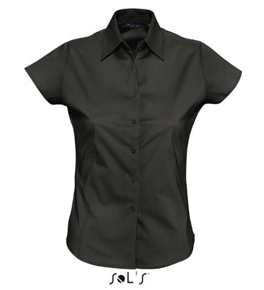 Košulja sa kratkim rukavima Sols Excess Black S 17020