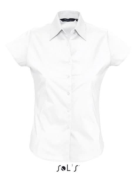Košulja sa kratkim rukavima Sols Excess White XL 17020