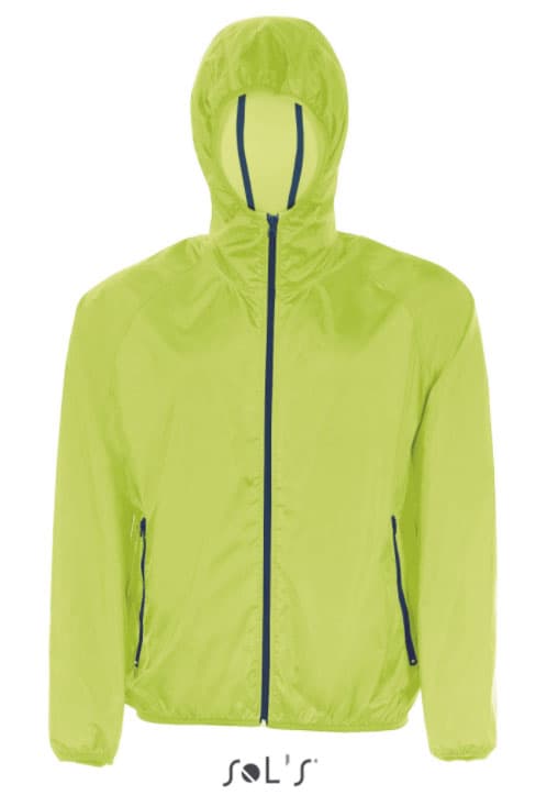 Sols Jakna vetrovka unisex Shore Neon Lime veličina XXL 01169