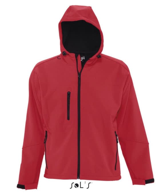 Sols Muška Softshell jakna sa kapuljačom Replay Red veličina L 46602