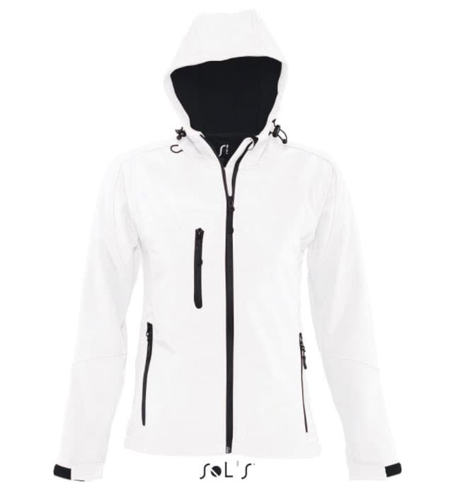 Sols Ženska Softshell jakna sa kapuljačom Replay White veličina XL 46802