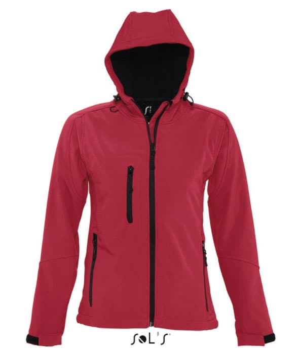 Sols Ženska Softshell jakna sa kapuljačom Replay Red veličina XXL 46802