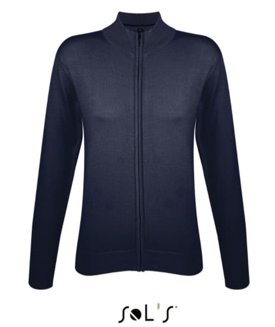 Sols Ženski džemper sa rajsferšlusom Gordon Women Navy veličina XL 00550
