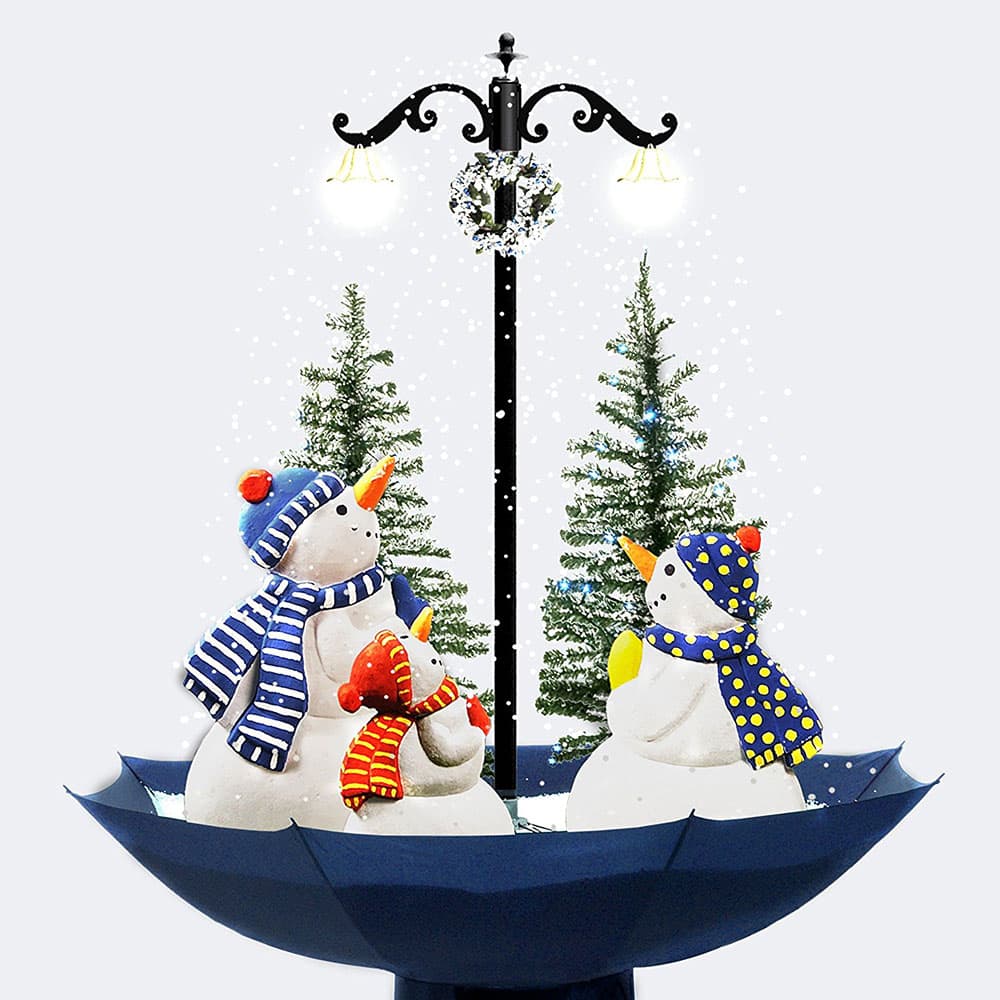 Novogodišnja Dekoracija 75 cm - Lampa, Sneg, Jelke, Sneško, Kišobran
