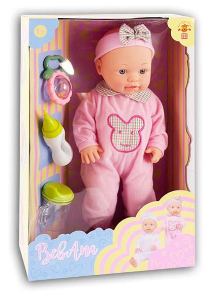 Bebana Ana Lutka sa dodacima 5072 roze odelo