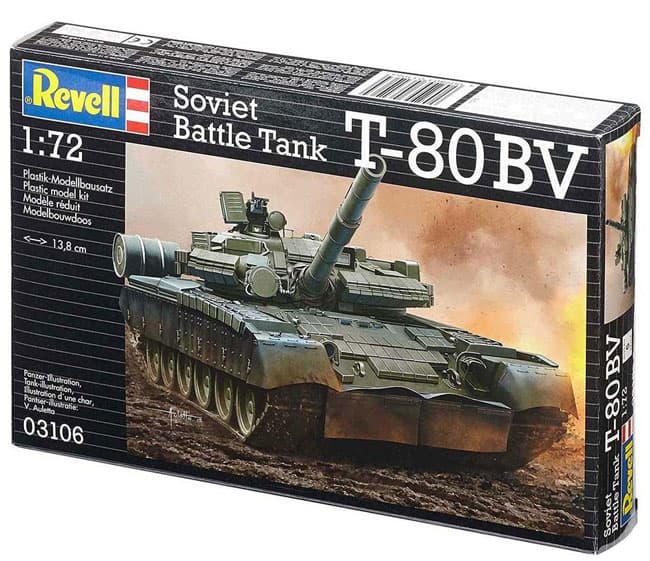 Revell maketa Sovjetski borbeni tenk T-80BV RV03106/070
