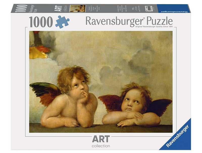 Ravensburger puzzle Art - Raffaello Sanzio - Cherubini 1000 delova