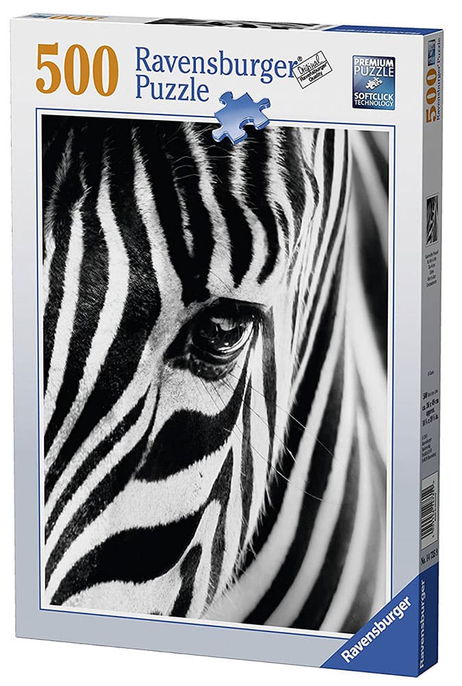 Ravensburger puzzle Životinje - Zebra - Face To Face 500 delova RA14735
