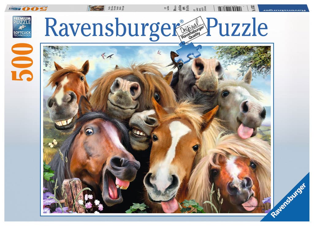Ravensburger puzzle Životinje - Konji - Selfi konja 500 delova RA14763