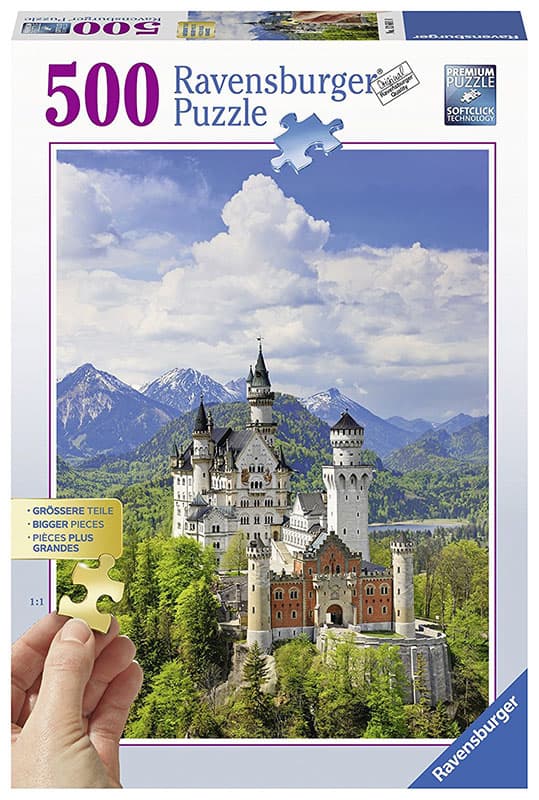 Ravensburger puzzle Nemačka - Zamak Nojšvanštajn 500 delova BIGGER PIECES RA13681