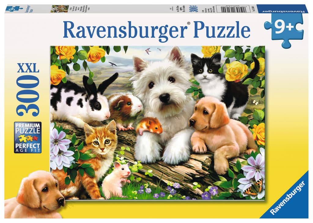 Ravensburger puzzle XXL - Životinje - Happy Animal Buddies 300 delova RA13160