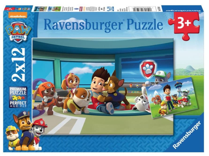 Ravensburger puzzle Dečije puzle - 2x12 - Paw Patrol Friends - Ryder 2x12 delova RA07598