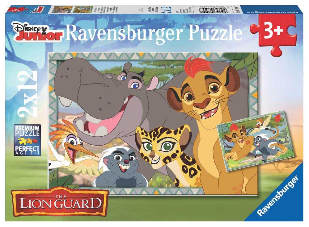 Ravensburger puzzle  Dečije puzle - 2x12 - Disney - Disney Junior - The Lion Guard  2x12 delova  RA07599