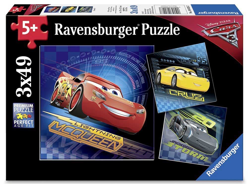 Ravensburger puzzle Dečije puzle - 3x49 - Disney - PIXAR - Cars 3 3x49 delova RA08026