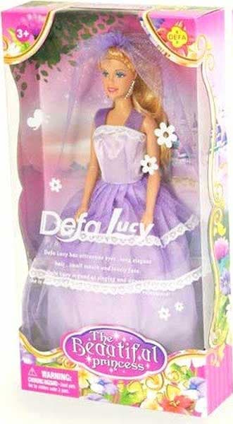 Defa Lucy Lutka Princeza 13470 Ljubičasta