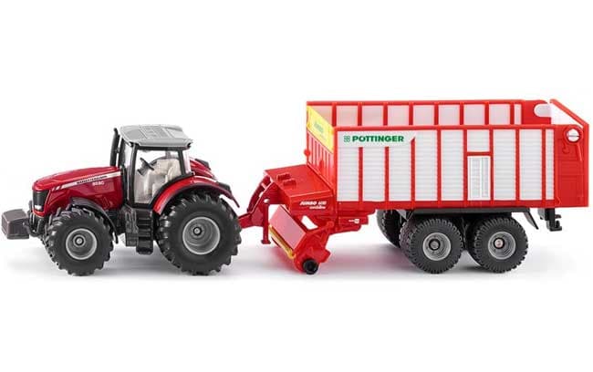 Siku Traktor Massey Ferguson sa prikolicom 1987