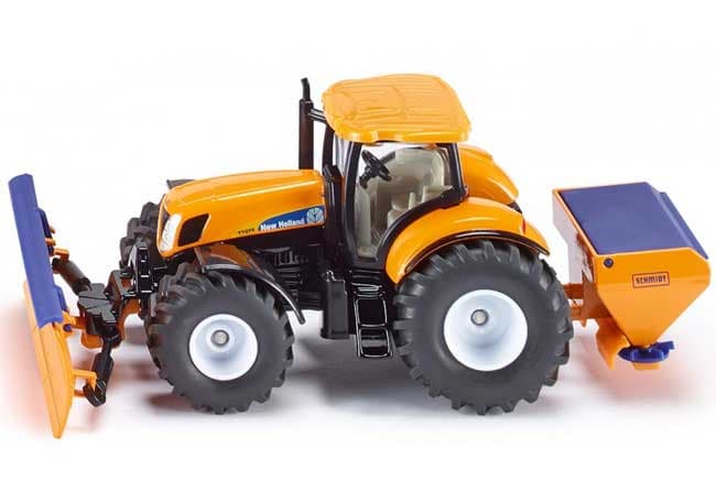 Siku New Holland traktor sa plugom za sneg i rasipačem soli 2940