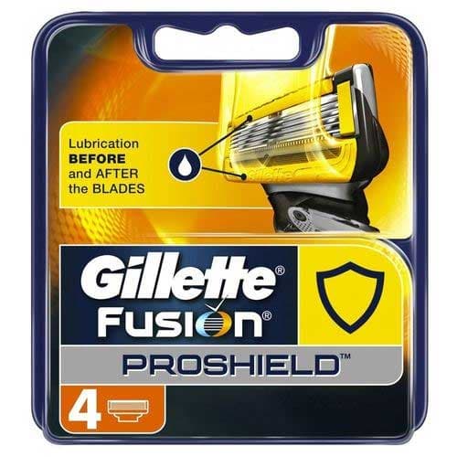 Gillette Fusion Proshield Četiri rezervne glave brijača 0505736