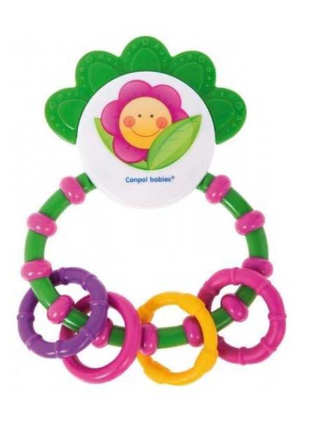 Canpol Zvečka-Glodalica Happy Garden 56/137 zelena
