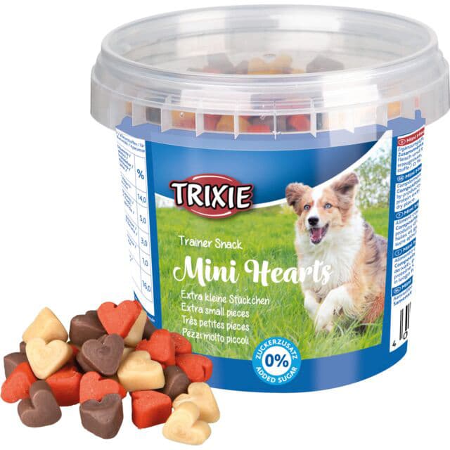 Poslastice za pse 0.2kg Trainer Snack Mini Hearts piletina, jagnjetina, losos Trixie 31524