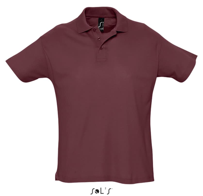 Sols Muška polo majica Summer II Burgundy veličina XS 11342