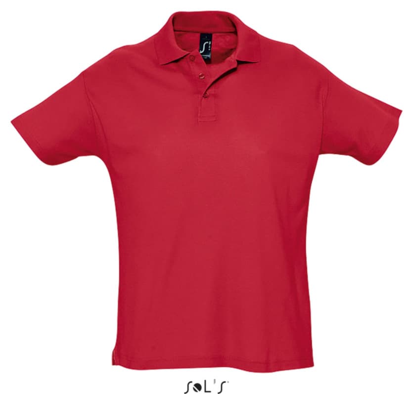 Sols Muška polo majica Summer II Red veličina S 11342