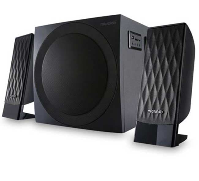 Microlab M300U 2.1 zvučnici FM Radio USB SD