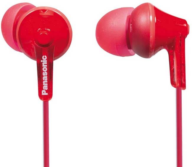 Panasonic slušalice RP-HJE125E-R crvene