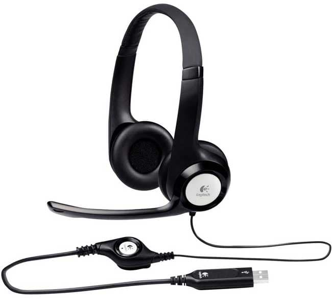 Logitech slušalice sa mikrofonom H390 Stereo 981-000406