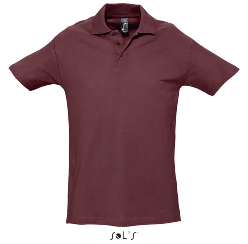 Sols Polo majica za muškarce Spring II Burgundy veličina XL 11362