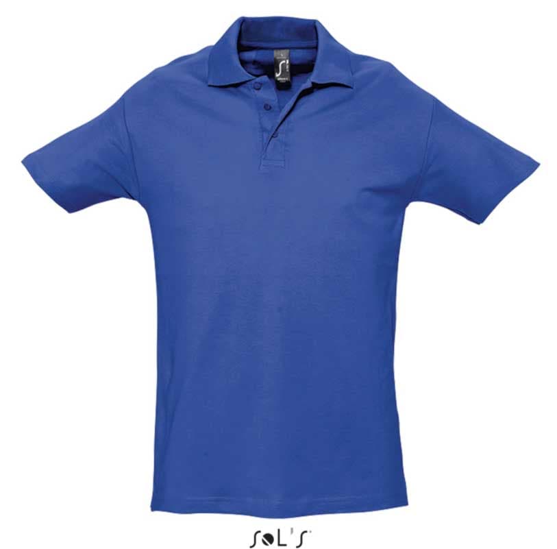 Sols Polo majica za muškarce Spring II Royal Blue veličina XL 11362