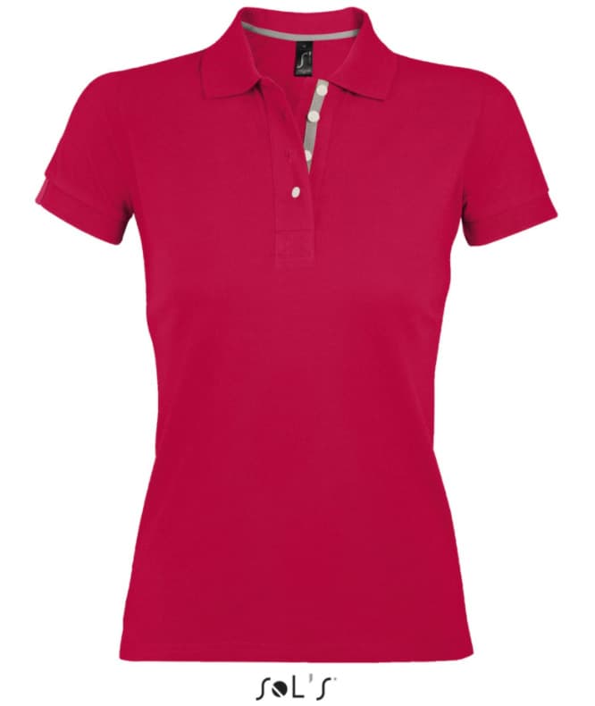 Sols Ženska majica sa kragnom i kratkim rukavima vel. S Portland Women Red 00575