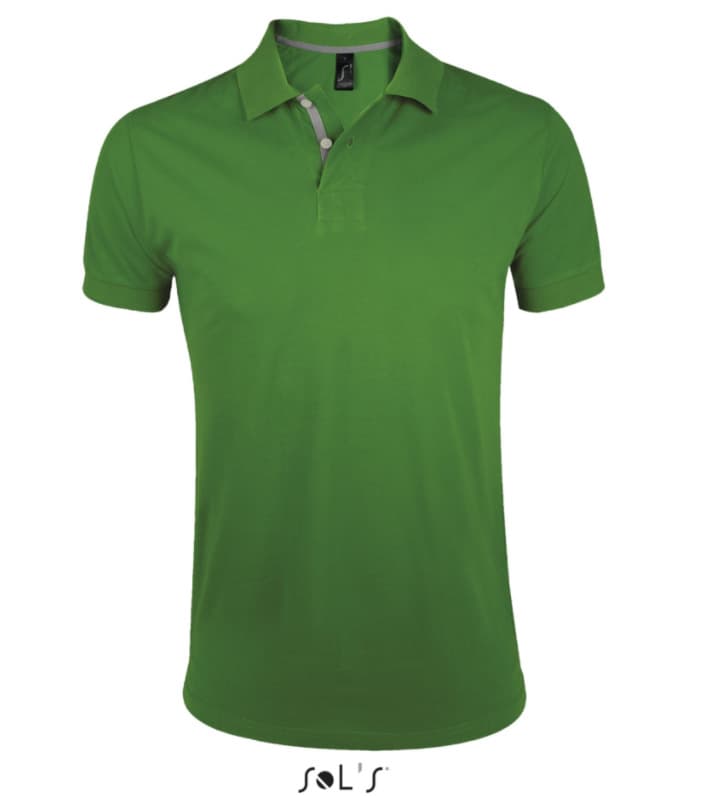 Sols Portland Muška majica sa kragnom vel. 3XL Bud Green 00574