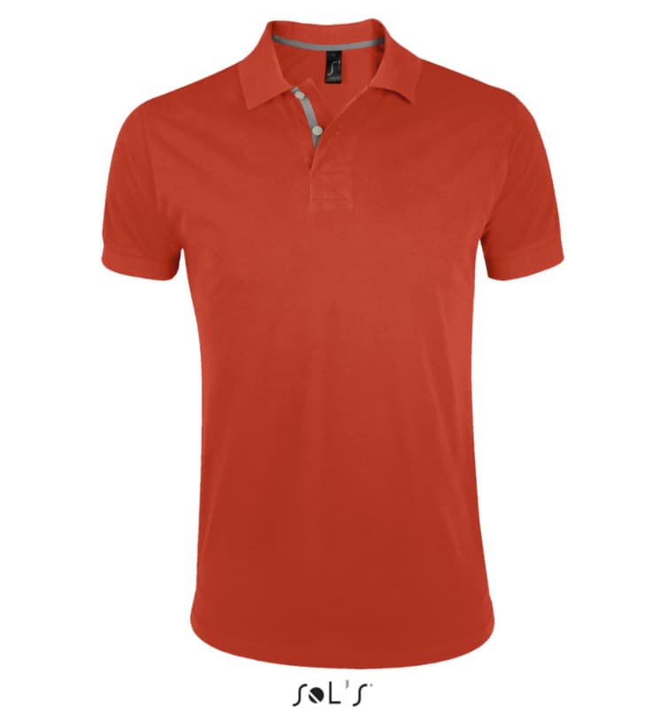 Sols Portland Muška majica sa kragnom vel. S Burnt Orange 00574