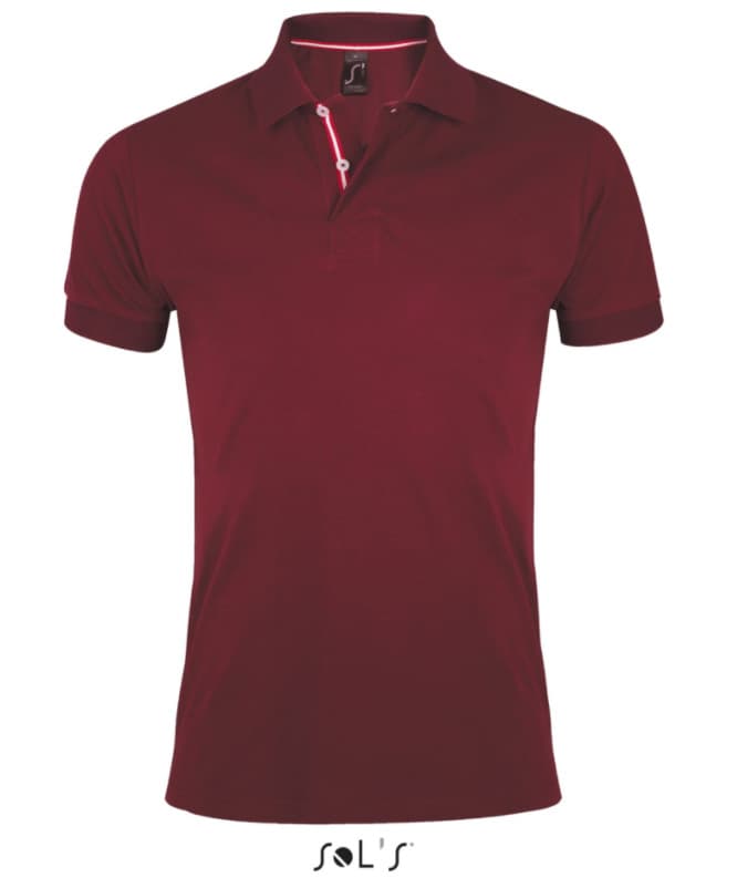 Sols Muška majica sa kragnom Patriot Burgundy vel. S 00576
