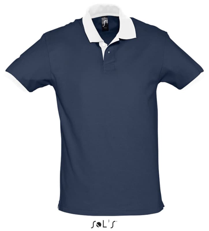 Muška majica sa kragnom veličina XL Sols Prince French Navy/White 11369