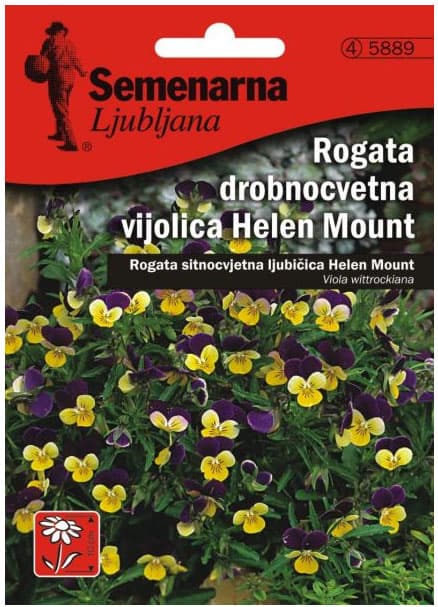 Seme za cveće Ljubičica sitnocvetna Helen Mount - Viola wittrockiana 5889