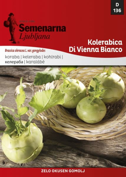 Seme za povrće - Keleraba dunavska bela - Brassica oleracea L. var. gongylodes 136